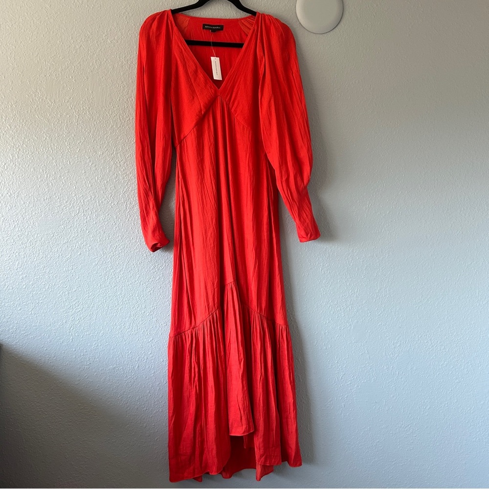 Banana Republic Red Maxi Dress